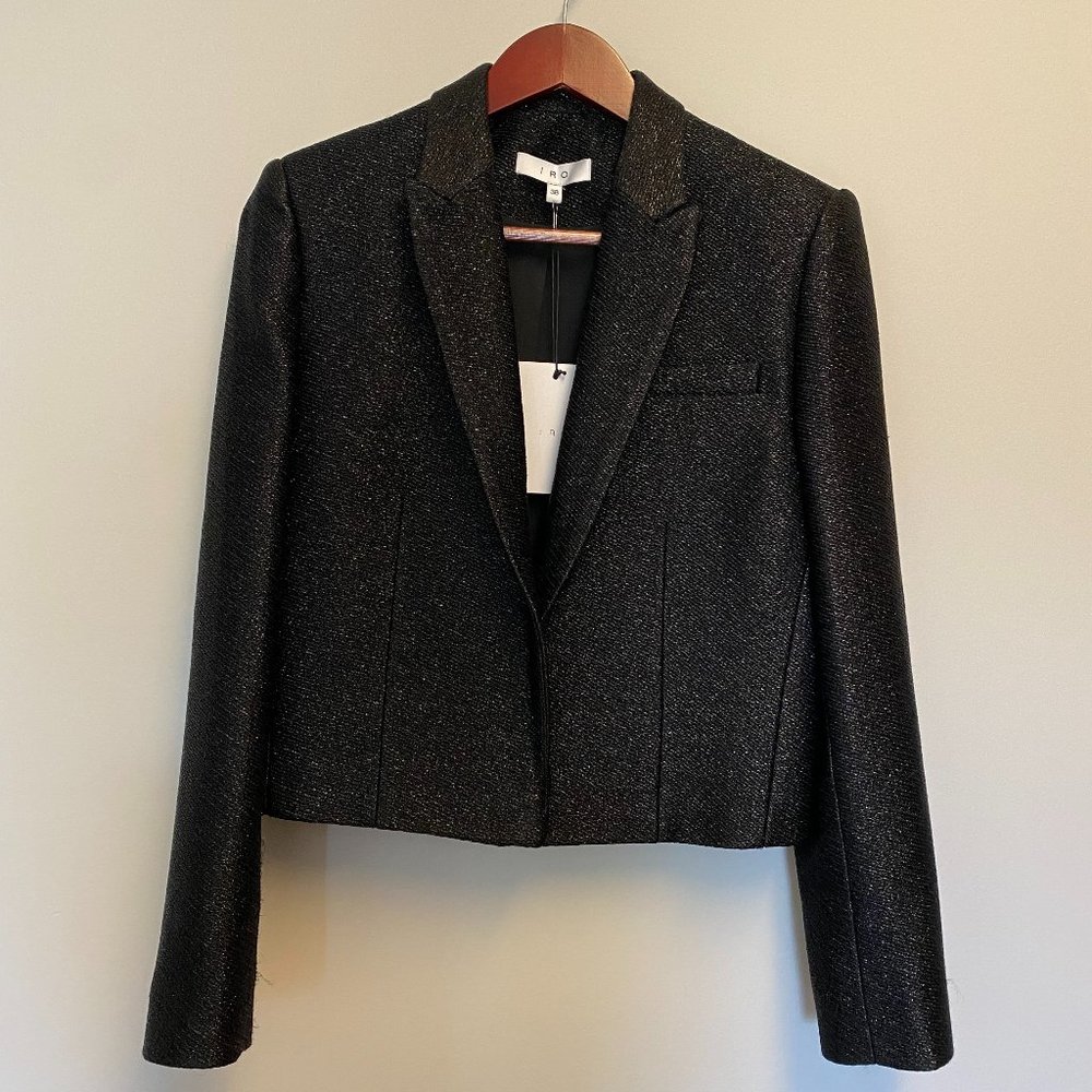 IRO Metallic Blazer Jacket